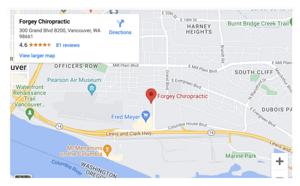 Forgey Chiropractic in Vancouver WA