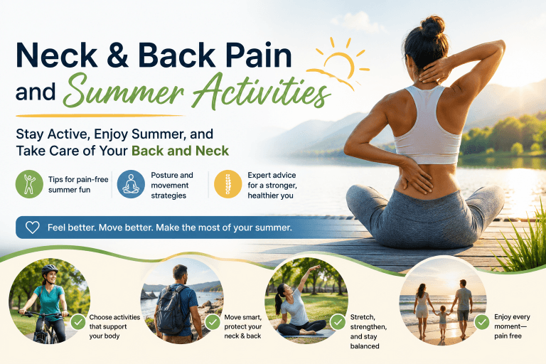 summer back and neck pain